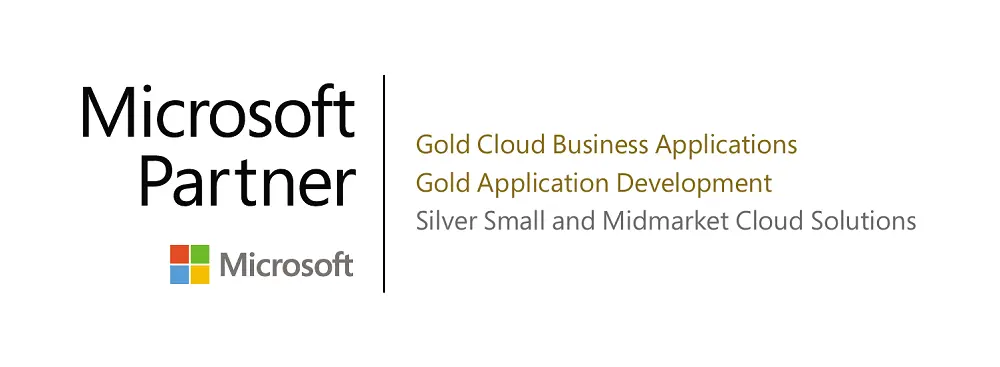 Microsoft Gold Partner logo with competencies
